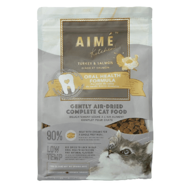 AIME Kitchen 貓糧 風乾鮮肉主食糧 口腔強健配方 火雞三文魚 1kg (AKATC12) (圖片1)