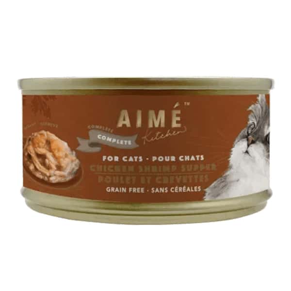 AIME Kitchen 貓罐頭 無穀物均衡貓罐 殿堂主食系列 幼滑雞肉煮鮮蝦 75g (TPA75) (圖片1)