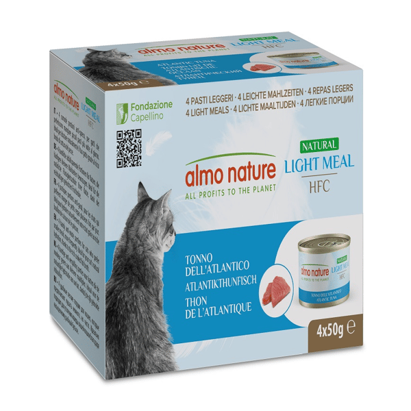 Almo Nature 貓罐頭 天然系列 大西洋吞拿魚 4X50g (550MEGA) (圖片1)