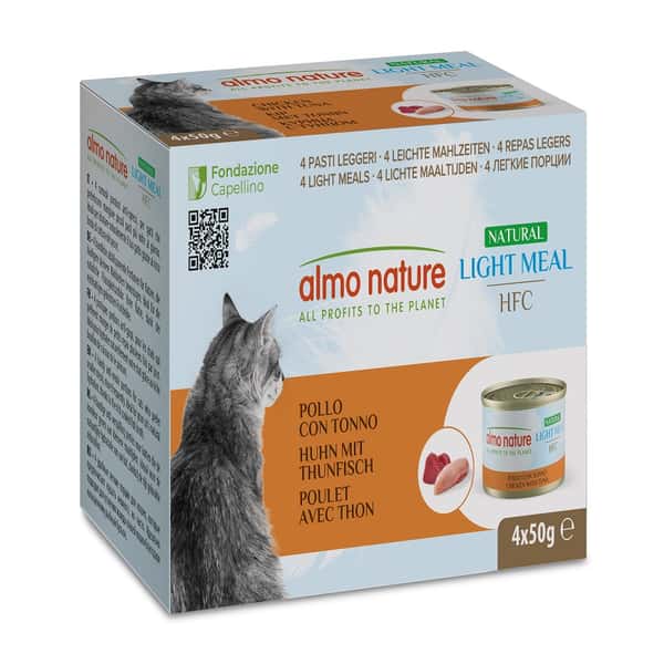 Almo Nature 貓罐頭 天然系列 吞拿魚+雞肉 4X50g (555MEGA) (圖片1)