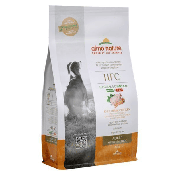 Almo Nature HFC 狗糧 成犬新鮮雞肉 細粒裝 300g (9212) (圖片1)