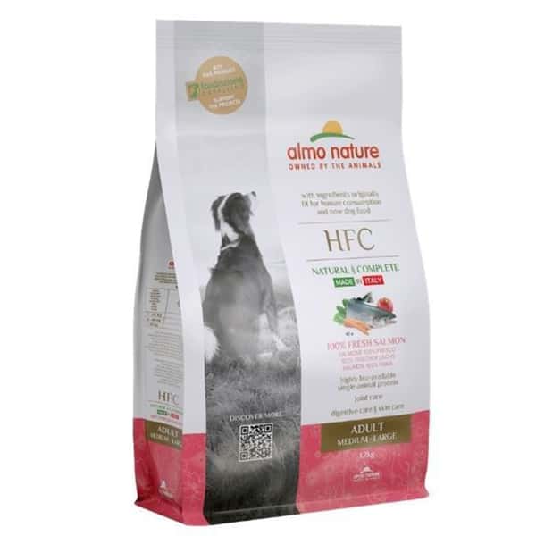 Almo Almo Nature HFC 狗糧 成犬新鮮三文魚 大粒裝 8kg 8kg  正面圖
