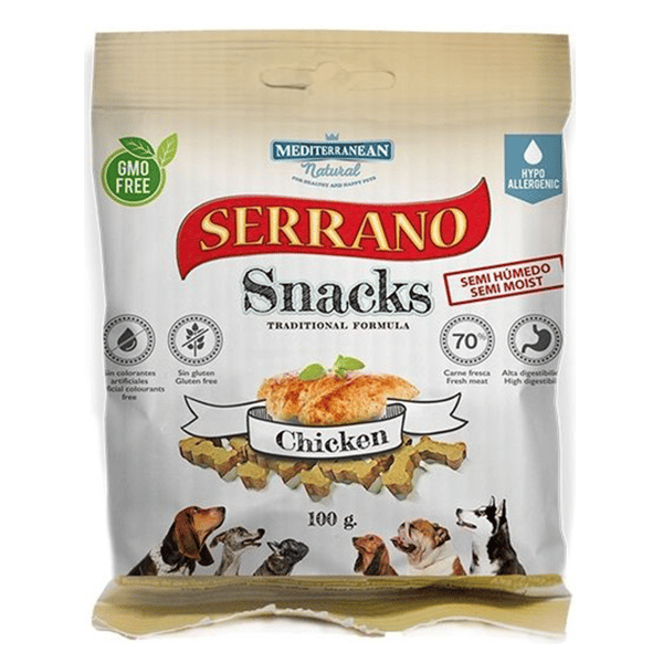 Mediterranean Natural Serrano 狗零食 雞肉 100g (68170) (圖片1)