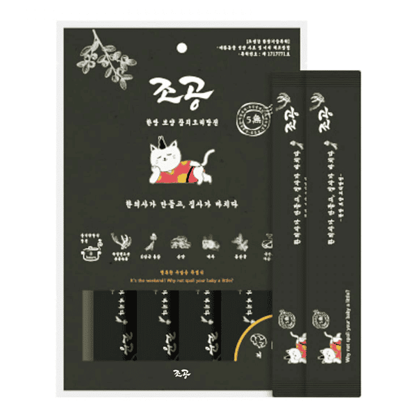 cho and kang 貓犬小食 韓國慢燠藥膳系列 鹿茸紅參補腦鴨湯 15g x 4包 (黑) (圖片1)