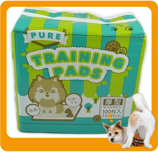 PURE Training Pads 寵物尿墊 狗尿墊 狗尿片 原味 [33x45 S碼 100枚] (P00009) (圖片1)