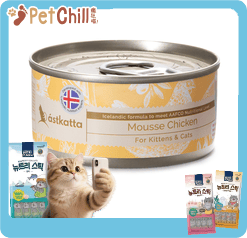Astkatta 冰島罐 幼貓罐頭 Mousse系列 純雞慕絲 80g (P00056-1) (圖片1)