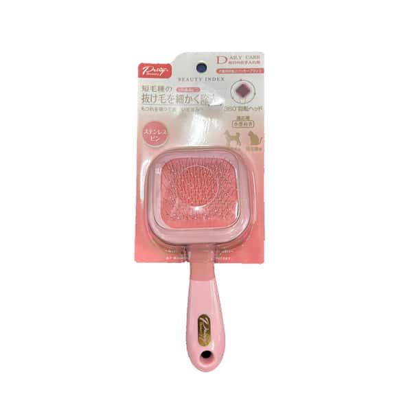 Petiy Beauty 用具嚴選 360度旋轉鋼絲梳毛刷 細碼 (貓犬用) (Y91003) (圖片3)