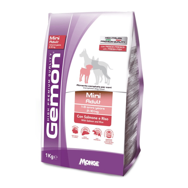 Gemon 狗糧 小型成犬配方 鮮三文魚米飯 3kg (圖片1)