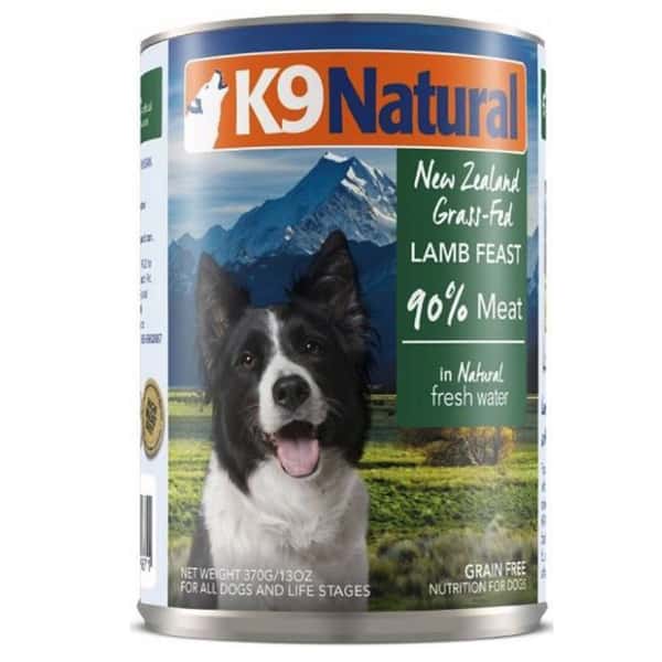 K9 K9 Natural 狗罐頭 主食罐 羊肉盛宴 370g 370g 正面圖