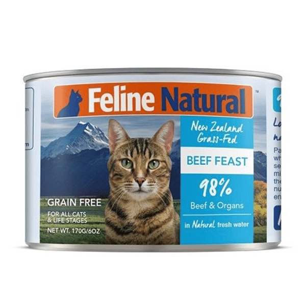 Feline Natural 主食貓罐頭 牛肉盛宴 170g (F9-C-B170) (圖片1)