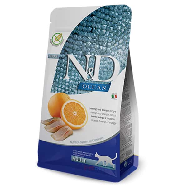 Farmina N&D Dry Cat Food Prime for Adult Fish & Orange 5kg (NDCFA050) (圖片1)