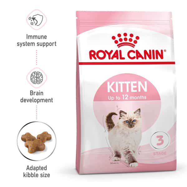 Royal Canin Royal Canin 貓糧 法國皇家貓糧 Kitten 健康營養系列 FHN 幼貓營養配方 K36 2kg 2kg 背面圖