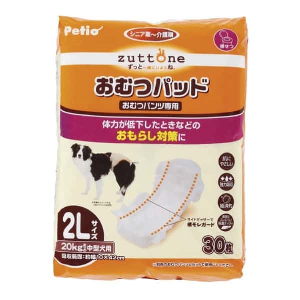 Petio zuttone 高齡犬護理專用黏貼式尿片 2L (圖片1)
