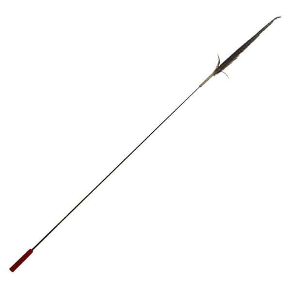 Petio Petio 木天蓼山雞羽毛逗貓棒 超長型 170cm 正面圖