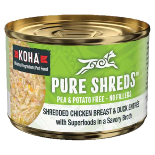 KOHA 狗罐頭 雞胸肉絲及鴨肉 156g (KD5PSCD) (圖片1)