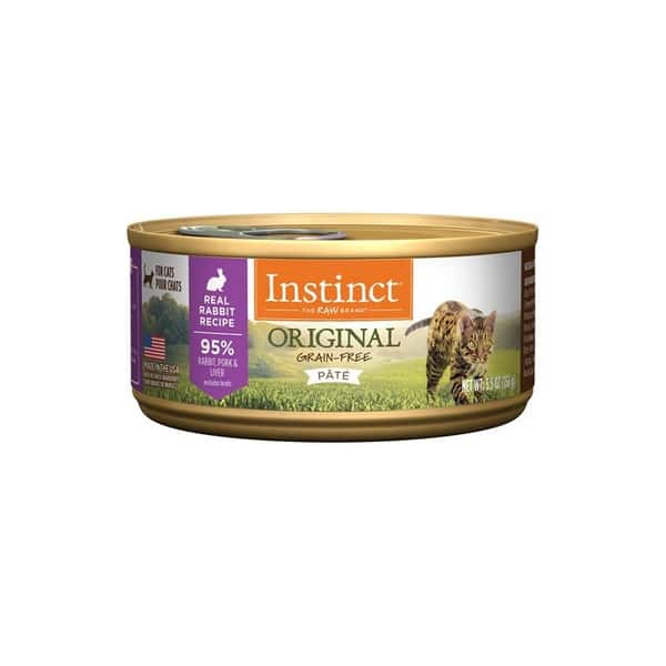 Instinct Instinct 貓罐頭 無穀物兔肉配方 5.5oz 5oz 正面圖