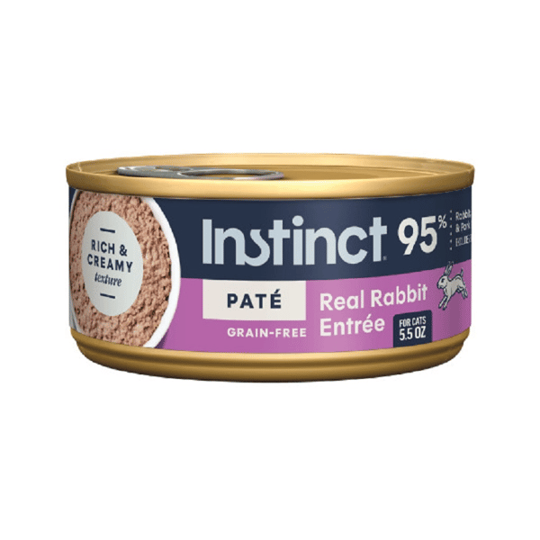 Instinct Instinct 貓罐頭 無穀物兔肉配方 5.5oz 5oz 正面圖