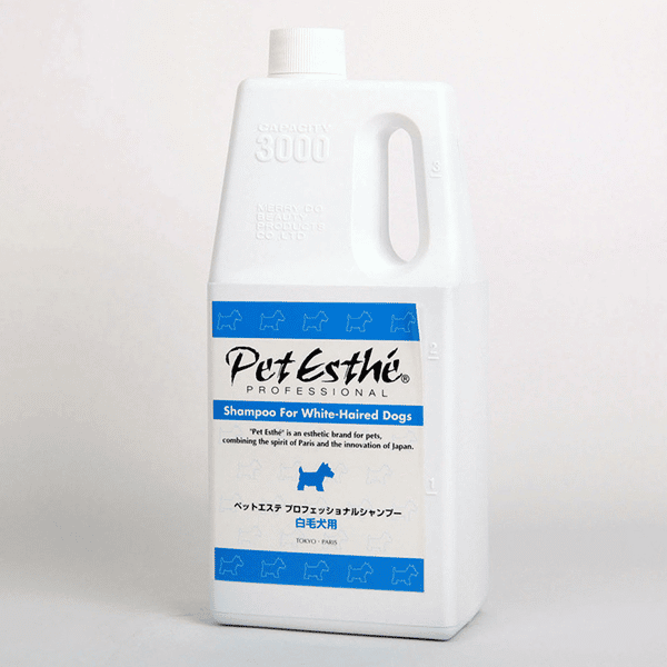 Pet Esthe貝特愛思 洗毛液 專業用系列 白毛犬配方 3L (PES0394) (圖片1)