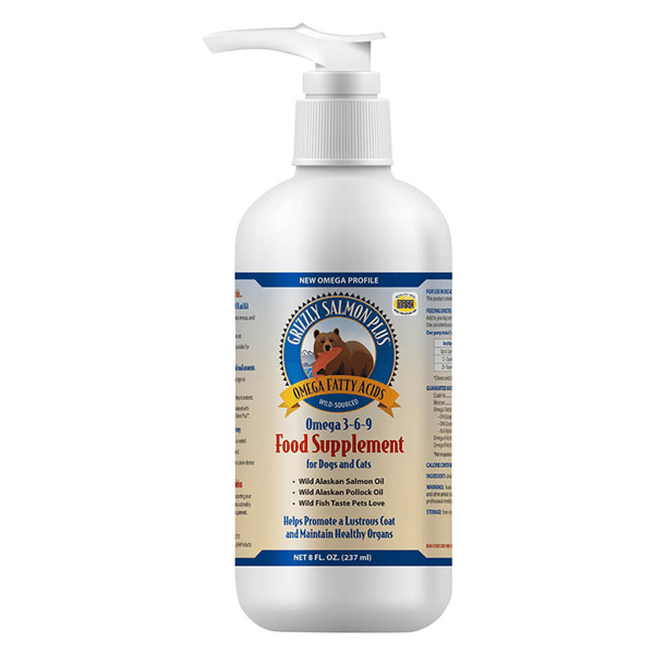 GRIZZLY熊之寶 貓犬保健品 強化野生三文魚油系列 脂肪酸 Omega3-6-9 補充液 237ml (GPP0117P) (圖片1)