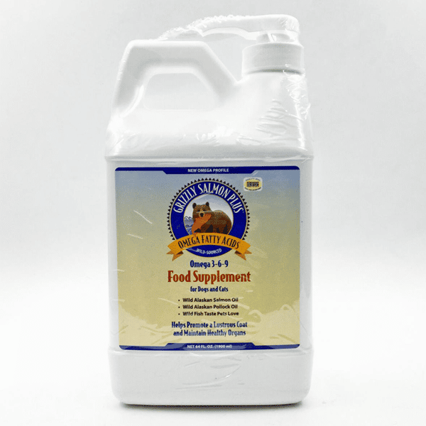 GRIZZLY熊之寶 貓犬保健品 強化野生三文魚油系列 脂肪酸 Omega3-6-9 補充液 1.9L (GPP2036P) (圖片1)