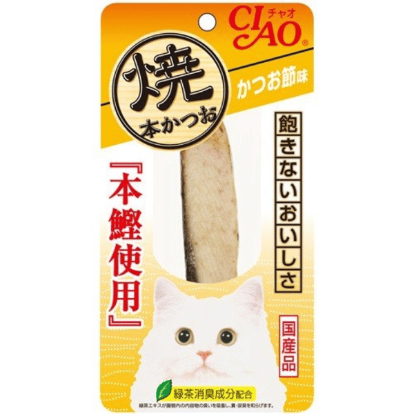 CIAO 貓零食 日本正宗燒鰹魚條 鰹魚乾味 25g (HK-01) (圖片1)