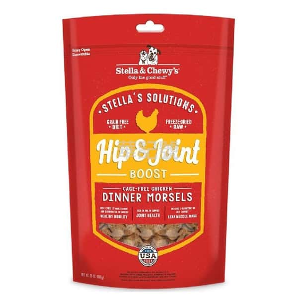 Stella & Chewy's Dry Dog Food Stella;s Solutions Hip & Joint Boost Cage-Free Chicken Dinner Morsels 13oz (SC123) (圖片1)