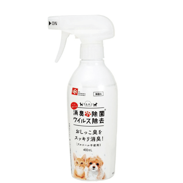 日本LEC 日本LEC 寵物消臭除菌噴霧 400ml 400ml  正面圖