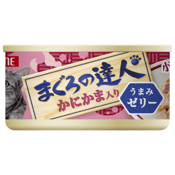 日本Petline 貓罐頭 吞拿魚達人系列 蟹肉棒 80g (TC15) (圖片1)