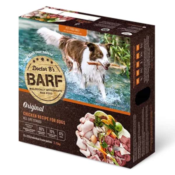 Dr. Dr. B 急凍狗糧 雞肉蔬菜 正面圖