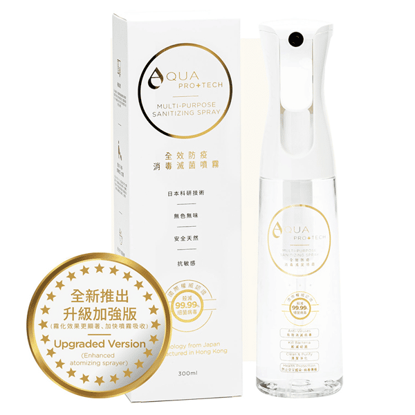 AQUA PRO+TECH 全效防疫消毒滅菌噴霧 300ml 霧化噴樽 (APT-0300) - 清貨優惠 (圖片1)