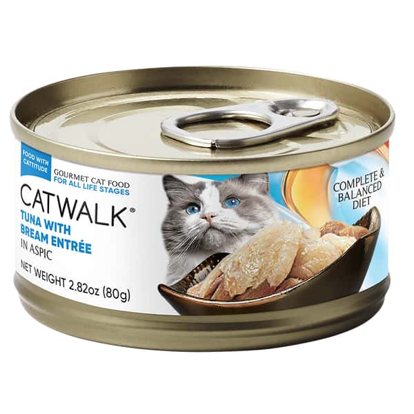 CATWALK CATWALK 貓主食罐 吞拿魚 + 鯛魚 Tuna With Bream Entrée 80g 80g 正面圖
