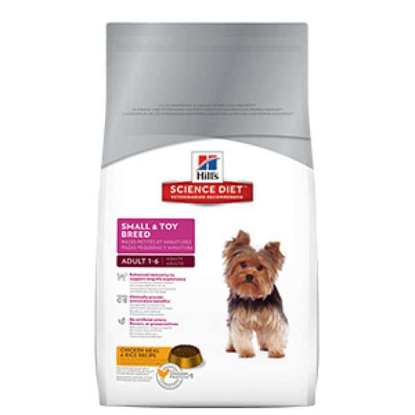 Hills Hills 狗糧 成犬小型犬專用系列 Small & Toy Breed 1.5kg 5kg 正面圖
