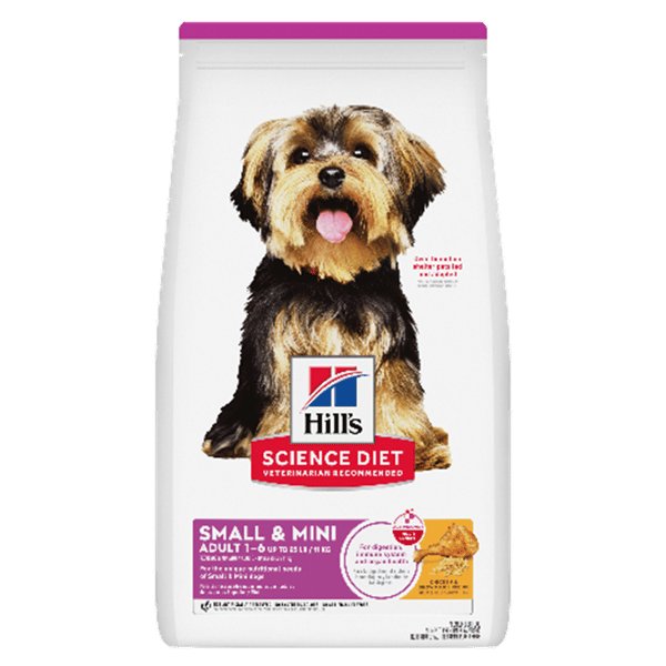 Hills Hills 狗糧 成犬小型犬專用系列 Small & Toy Breed 1.5kg 5kg 正面圖