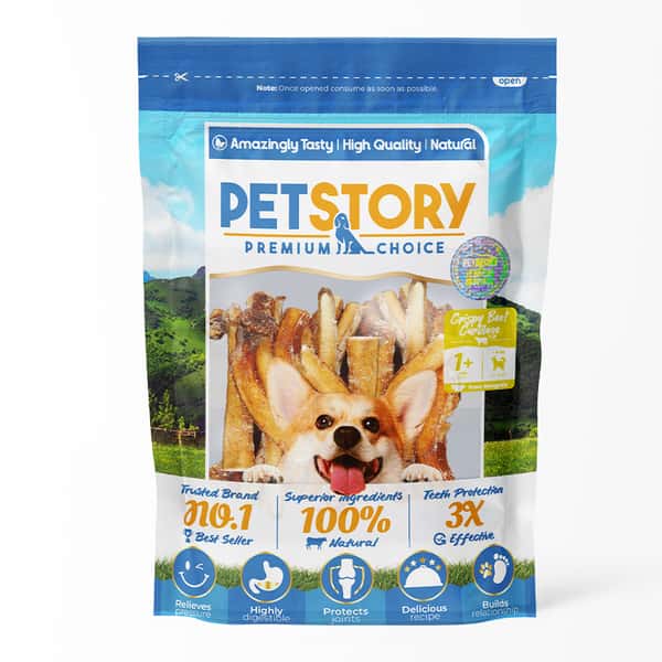 Pet Story 狗零食 訓犬小食 狗狗潔齒磨牙骨 香酥牛軟肋 (圖片1)