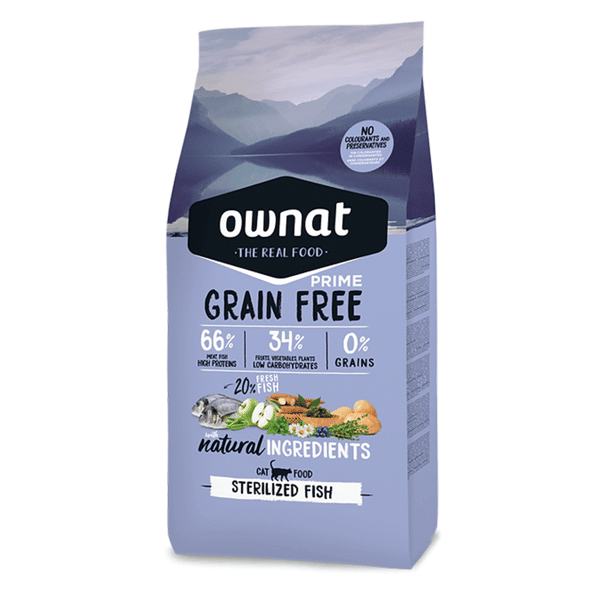 ownat 全齡貓糧 混合⿂類與⾁類 已絕育, 體重管理配⽅ 3kg (31459) (圖片1)
