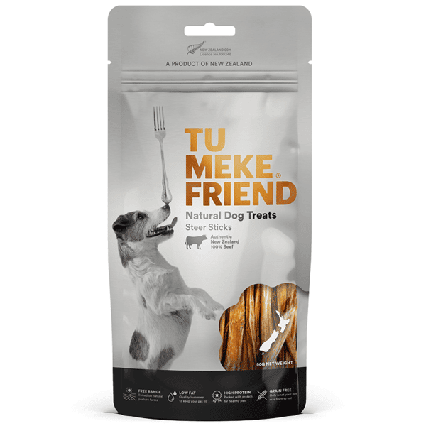TU MEKE FRIEND 天然風乾狗小食 100%純牛條 50g (TMF3055) (圖片1)
