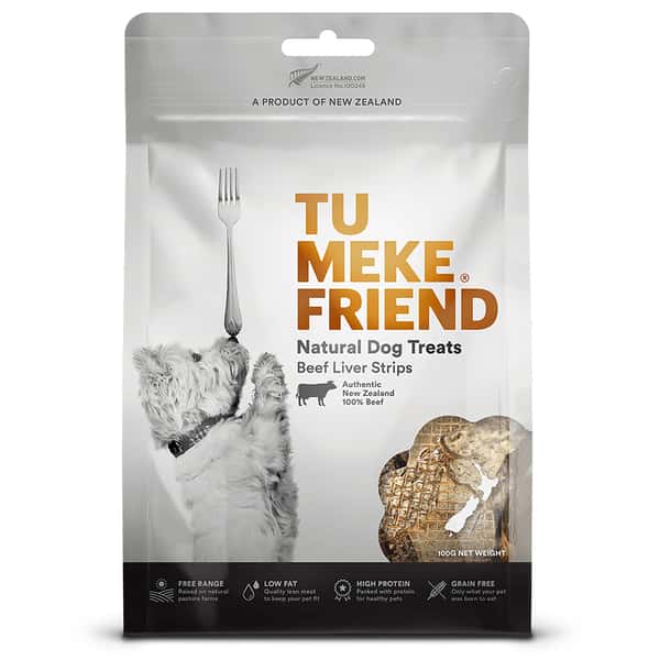 TU TU MEKE FRIEND Beef Liver Strips 100g 100g  正面圖