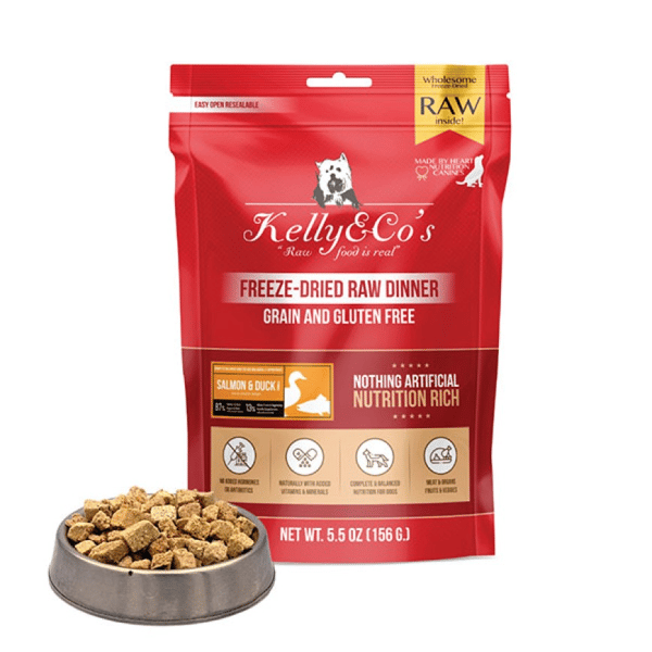 Kelly & Co's 狗糧 凍乾三文魚+鴨肉 5.5oz 156g (KDR/SLD156) (圖片1)