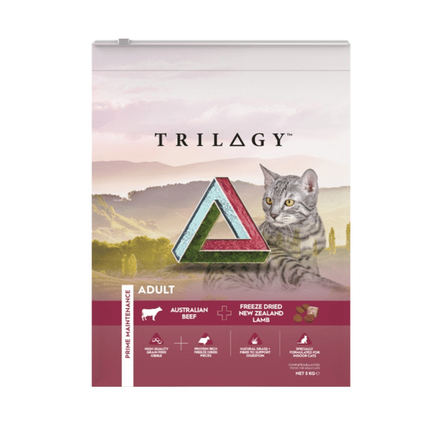 Trilogy 無穀物成貓糧 澳洲牛肉+5%紐西蘭羊肺凍乾 5kg (TRB-002) (圖片1)