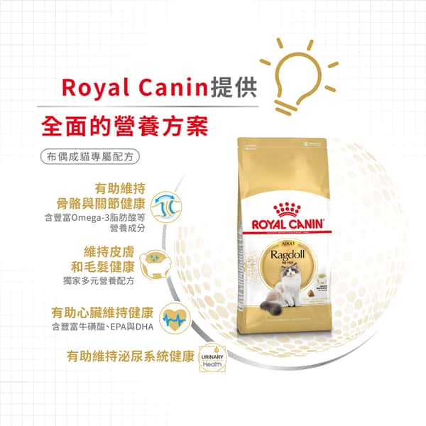 Royal Canin 貓糧 法國皇家貓糧 純種系列 布偶成貓專屬配方 RD 10kg (2515100010) (圖片4)