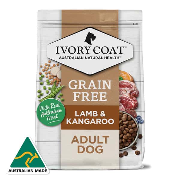 Ivory Ivory Coat 狗糧 羊肉和袋鼠肉成犬配方 2kg 2kg 正面圖