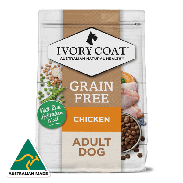 Ivory Ivory Coat 狗糧 雞肉亞麻籽成犬配方 2kg 2kg  正面圖