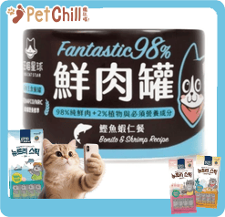 汪喵星球 貓罐頭 DogCatStar 貓用98% 鮮肉無膠主食罐 鰹魚蝦仁 165g (FM121) (圖片1)