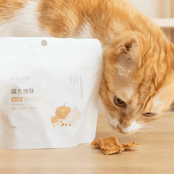 好味小姐 好味小姐 貓方塊酥 南瓜起司雞肉 50g 50g  正面圖