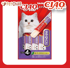 CIAO 貓零食 日本啫喱果凍棒 ささみ&紅ずわいがに 雞肉女王蟹味 60g (紫令) (4SC-85) (TSC-124) (圖片1)