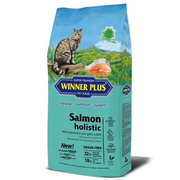 WINNER PLUS 貓糧 單一蛋白三文魚配方 德國冠軍糧 2kg (27402) (圖片1)
