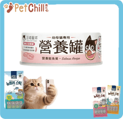 汪喵星球 營養罐 DogCatStar 貓罐頭 貓貓98%鮮肉無膠幼母貓營養主食罐 鮭魚 80g (FM235) (圖片1)