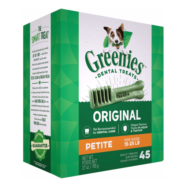 Greenies 狗零食 Original Petite 潔齒骨 迷你犬用 45支 27oz (10258166) (GR503) (圖片1)