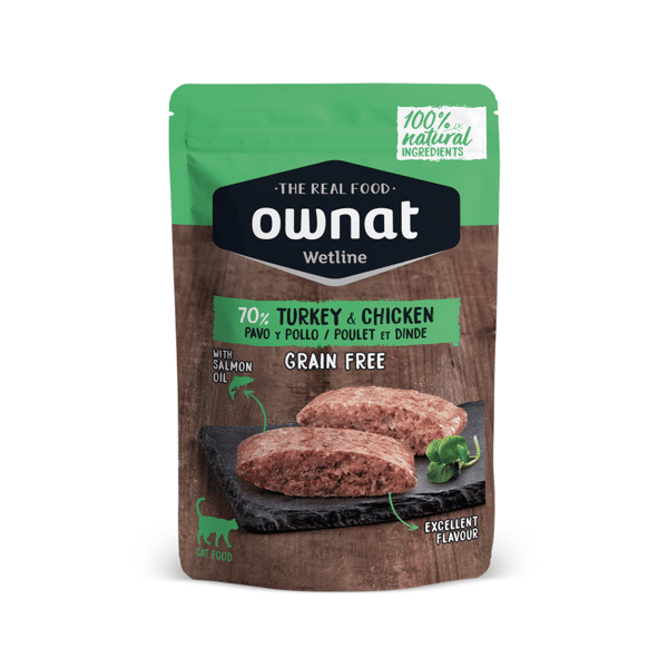 ownat 貓濕糧 放牧火雞與雞肉 85g (57000) (圖片1)