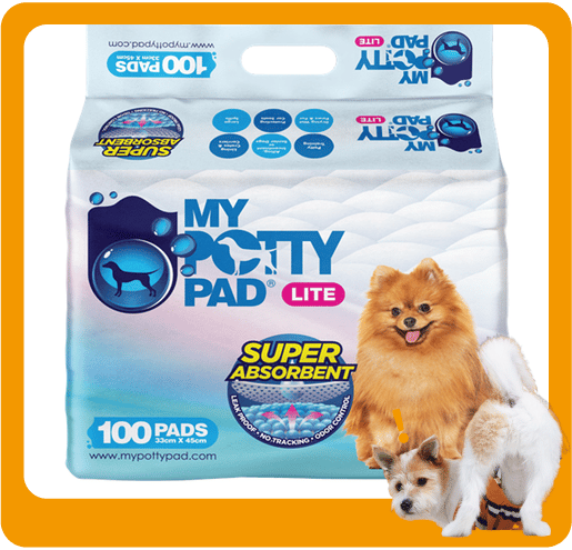 My Potty Pad LITE 殿堂吸寵物尿墊 狗尿墊 狗尿片 原味 [33x45 S碼 100PADS] (LMPP100) (圖片1)